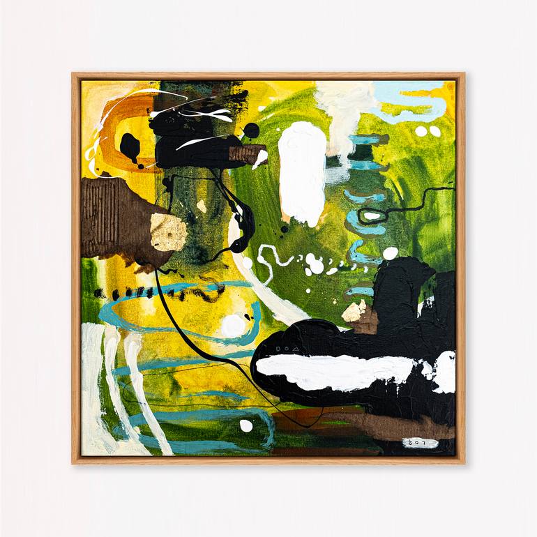 Original Abstract Expressionism Abstract Painting by Hyunah Kim