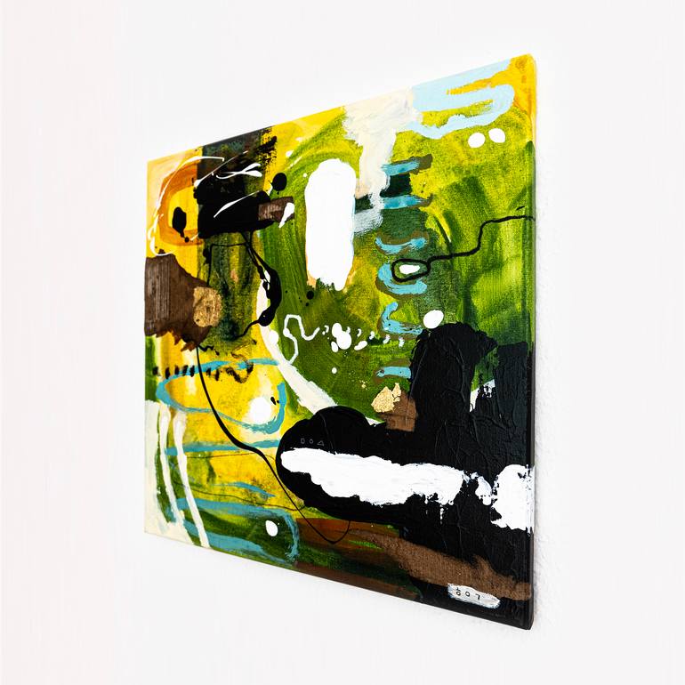 Original Abstract Expressionism Abstract Painting by Hyunah Kim