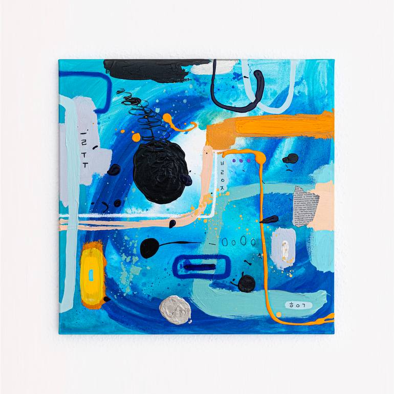 Original Abstract Expressionism Abstract Painting by Hyunah Kim