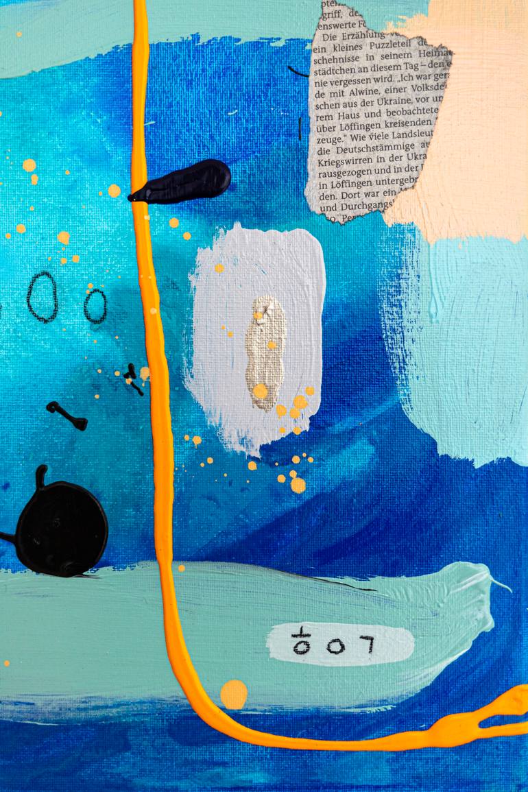 Original Abstract Expressionism Abstract Painting by Hyunah Kim