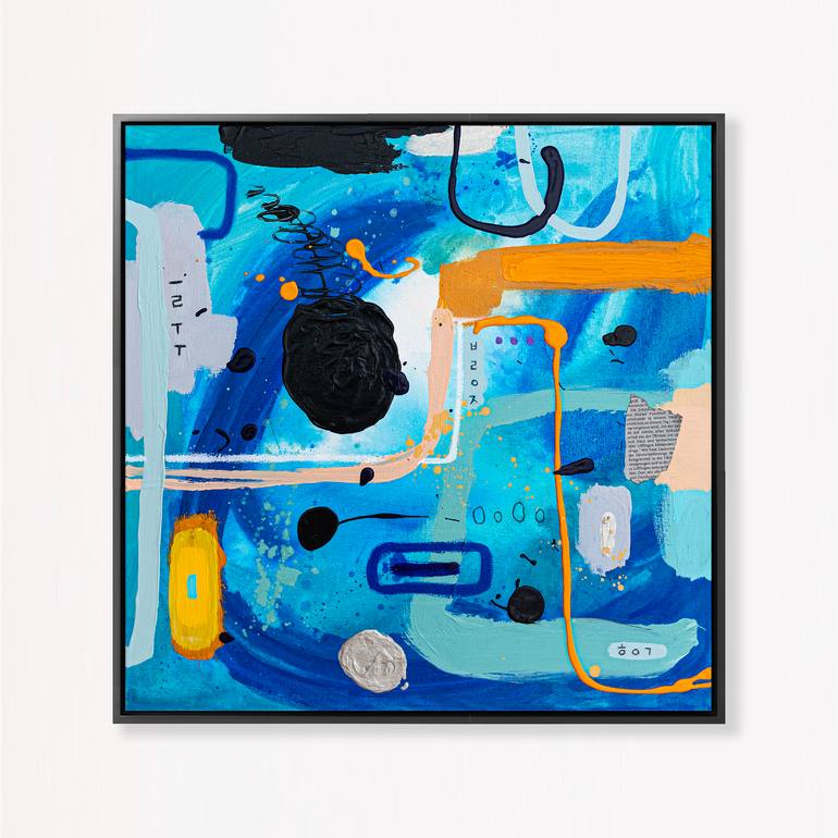 Original Abstract Expressionism Abstract Painting by Hyunah Kim