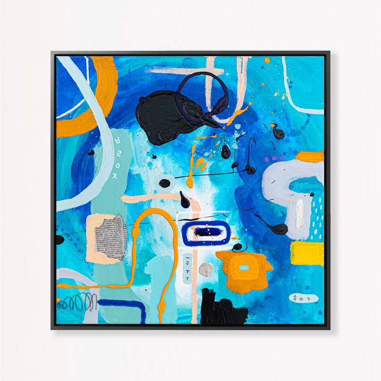 Original Abstract Expressionism Abstract Painting by Hyunah Kim