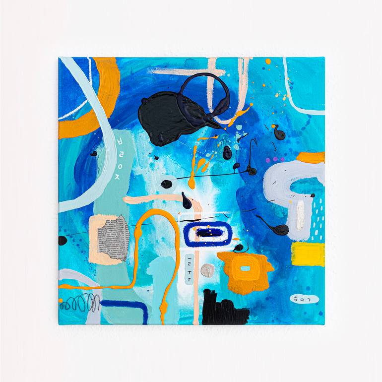 Original Abstract Expressionism Abstract Painting by Hyunah Kim