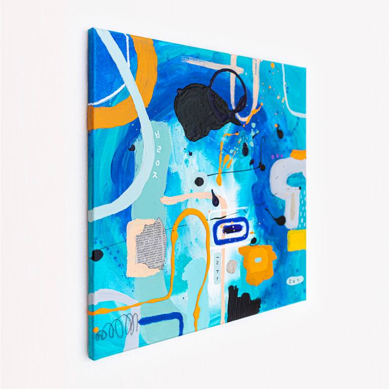 Original Abstract Expressionism Abstract Painting by Hyunah Kim