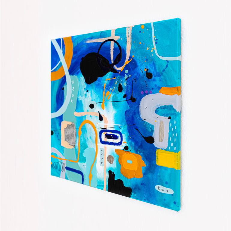 Original Abstract Expressionism Abstract Painting by Hyunah Kim