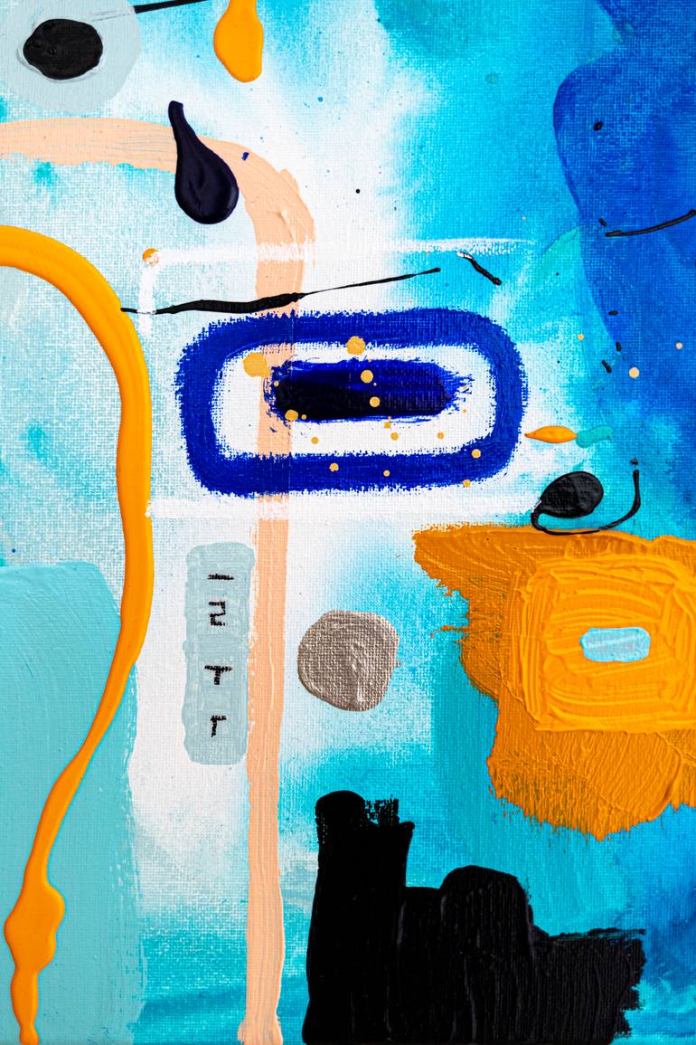 Original Abstract Expressionism Abstract Painting by Hyunah Kim