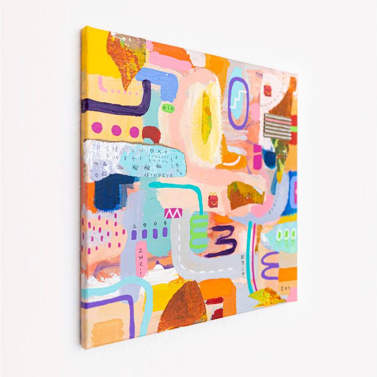 Original Abstract Expressionism Abstract Painting by Hyunah Kim