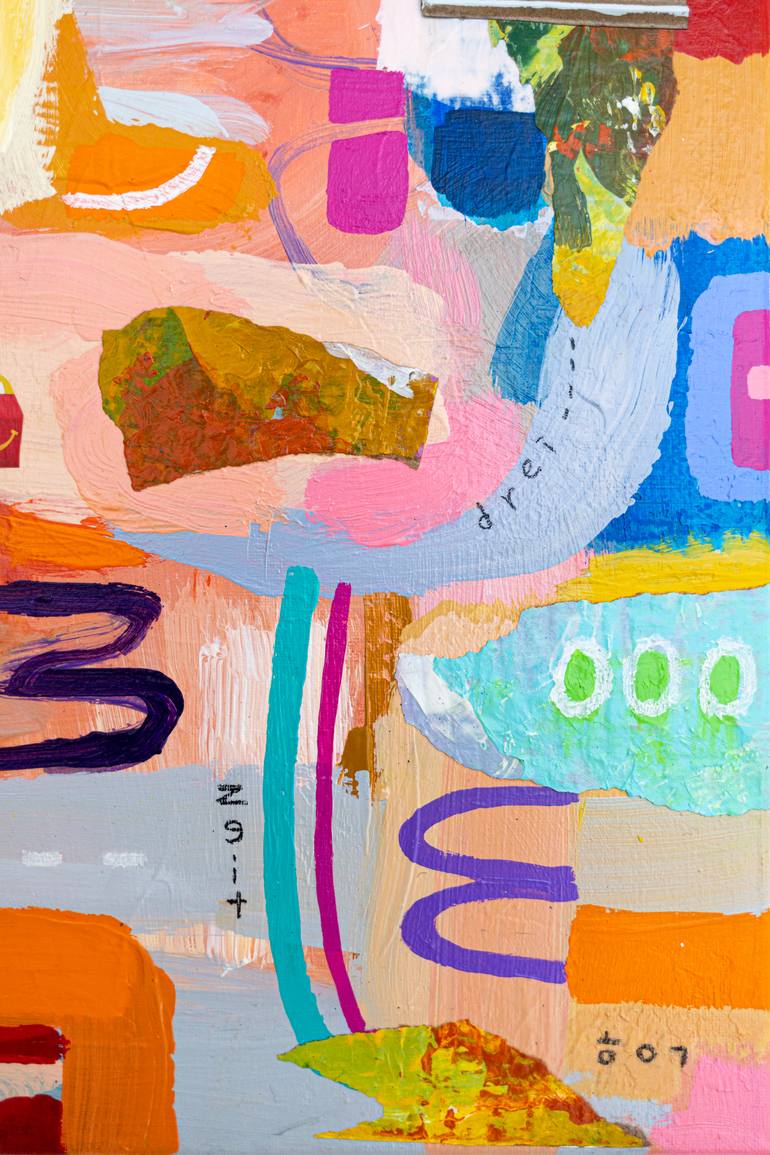 Original Abstract Expressionism Abstract Painting by Hyunah Kim
