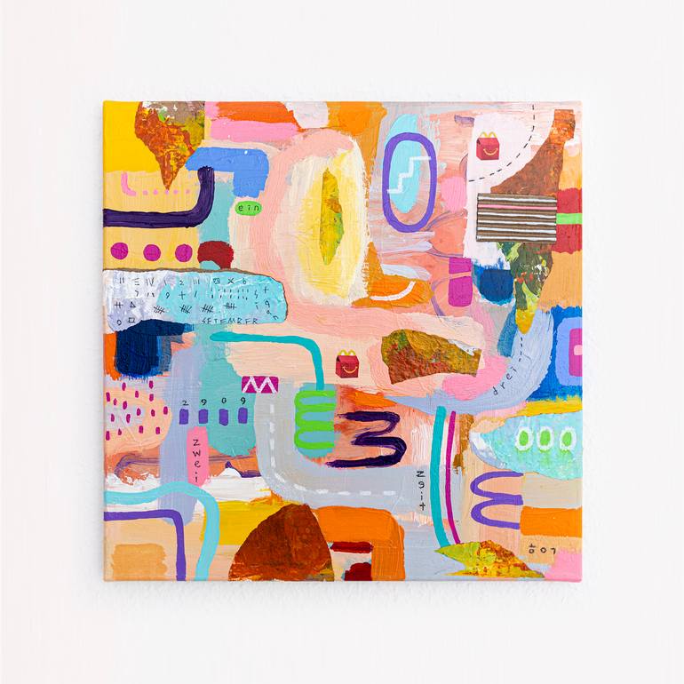 Original Abstract Expressionism Abstract Painting by Hyunah Kim