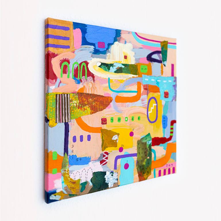 Original Abstract Expressionism Abstract Painting by Hyunah Kim