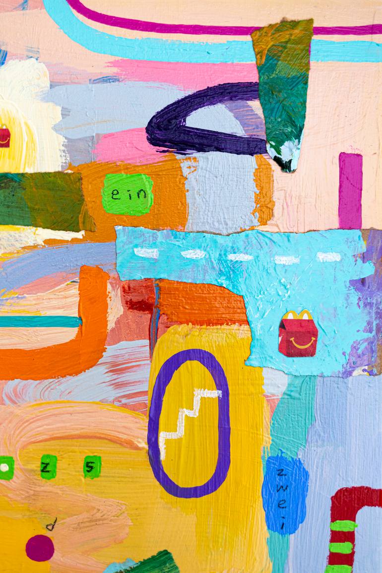 Original Abstract Expressionism Abstract Painting by Hyunah Kim