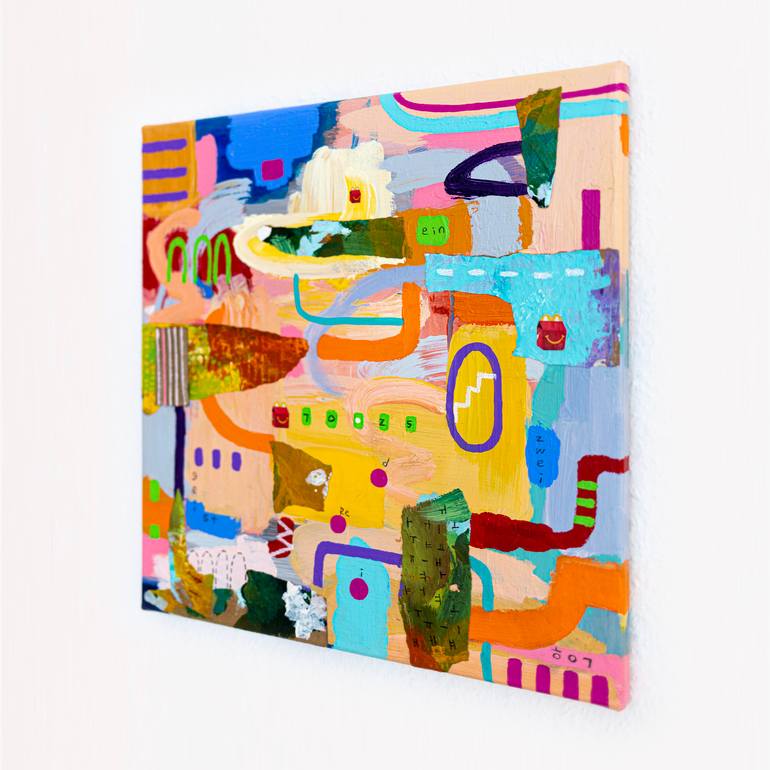 Original Abstract Expressionism Abstract Painting by Hyunah Kim