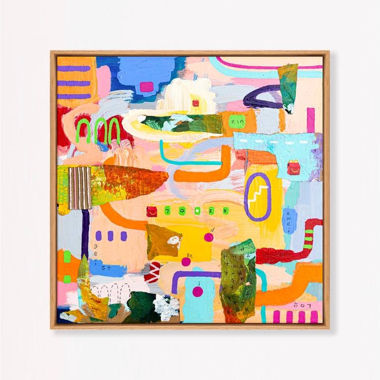 Original Abstract Expressionism Abstract Painting by Hyunah Kim