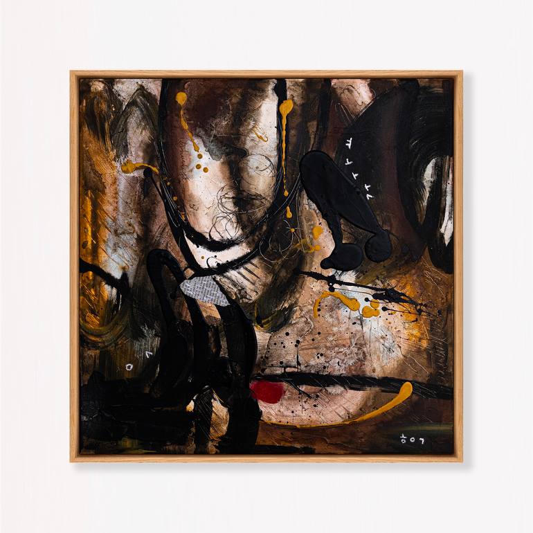 Original Abstract Expressionism Abstract Painting by Hyunah Kim