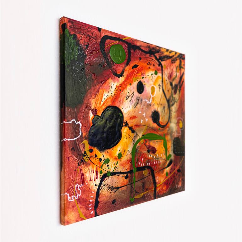 Original Abstract Expressionism Abstract Painting by Hyunah Kim