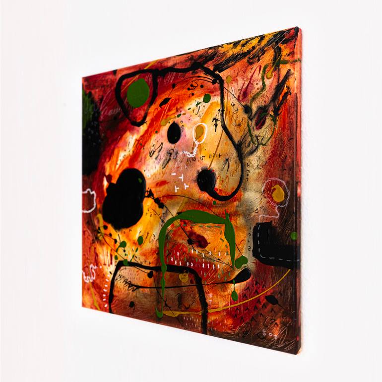 Original Abstract Expressionism Abstract Painting by Hyunah Kim