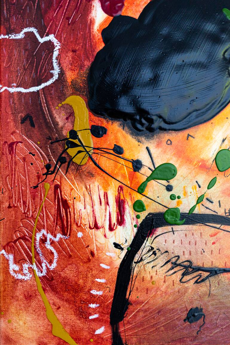 Original Abstract Expressionism Abstract Painting by Hyunah Kim