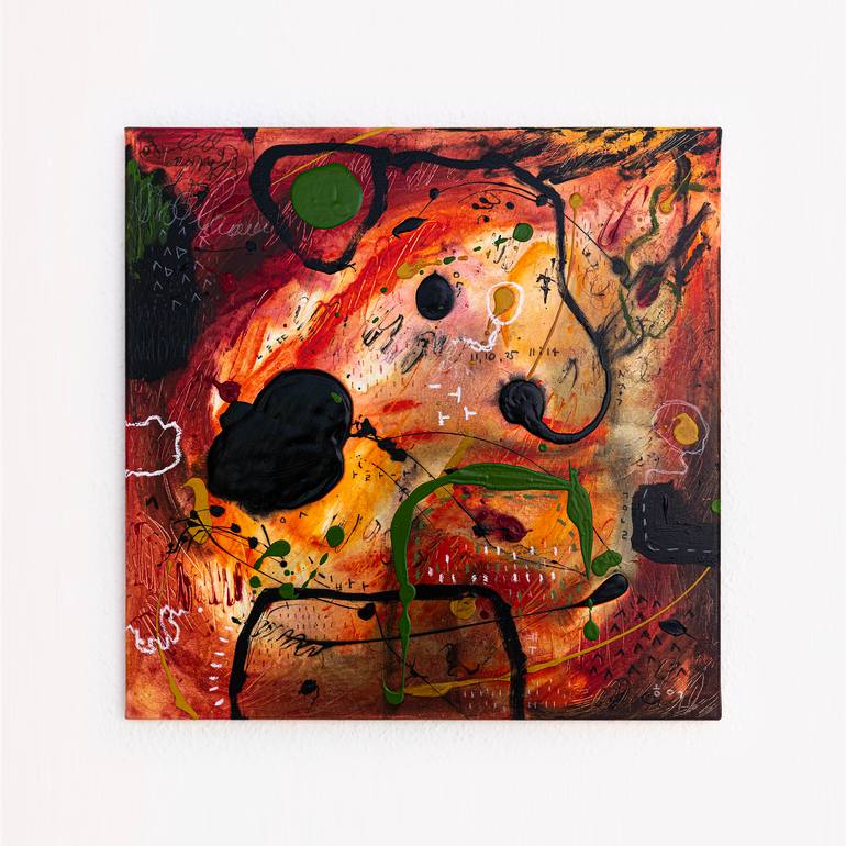 Original Abstract Expressionism Abstract Painting by Hyunah Kim