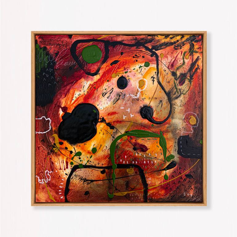 Original Abstract Expressionism Abstract Painting by Hyunah Kim