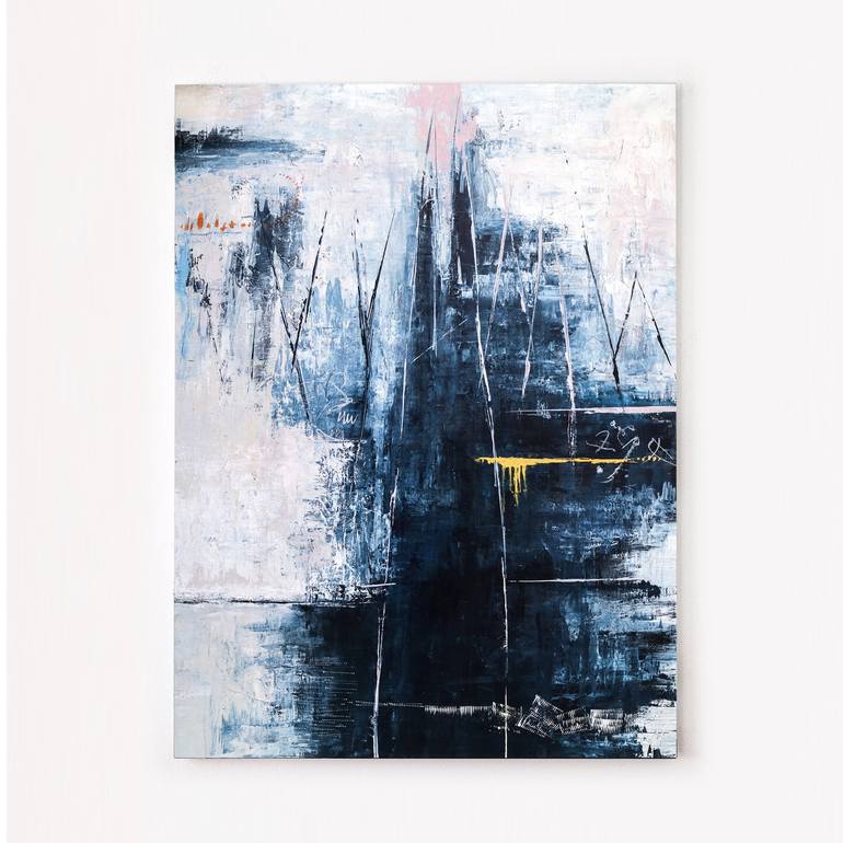 Original Abstract Expressionism Abstract Painting by Hyunah Kim