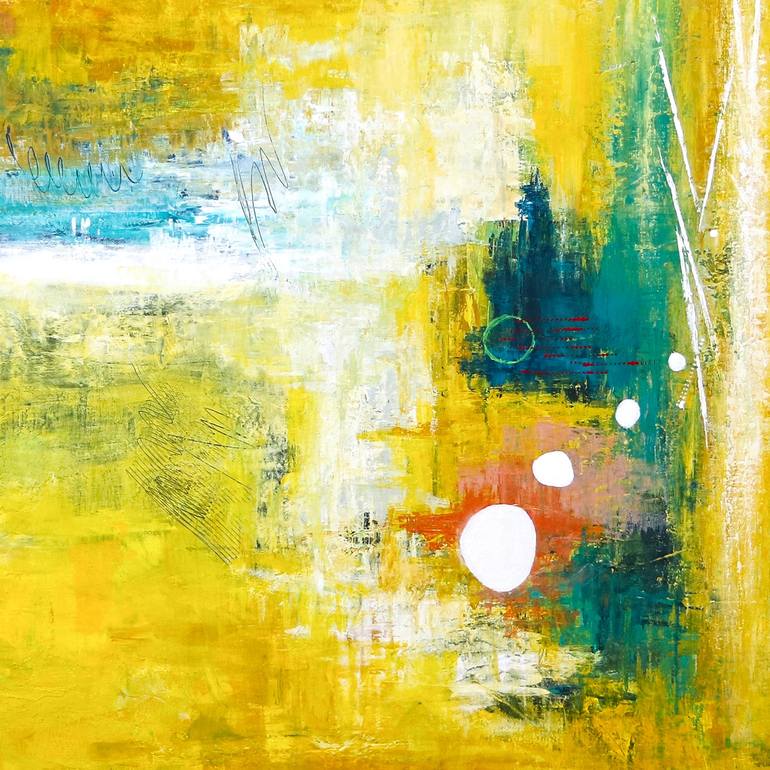 Original Abstract Expressionism Abstract Painting by Hyunah Kim