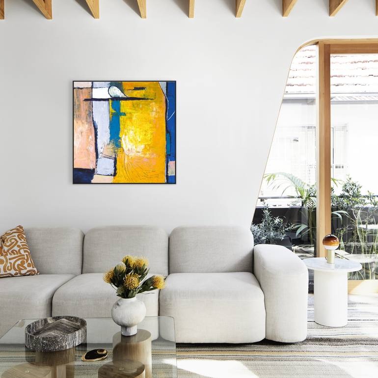 Original Abstract Expressionism Abstract Painting by Hyunah Kim