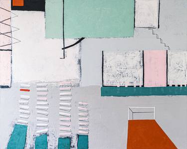 Original Abstract Expressionism Abstract Paintings by Hyunah Kim