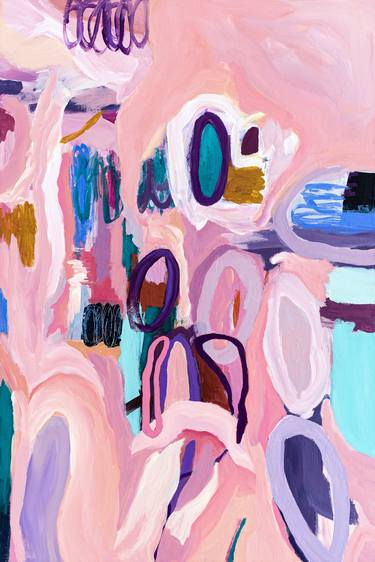 Original Abstract Expressionism Abstract Paintings by Hyunah Kim