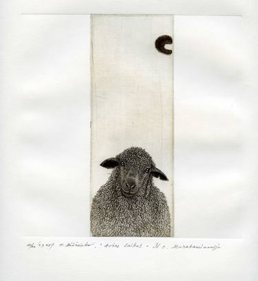 Original Minimalism Animal Printmaking by Tania Discenko