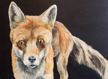 Original Expressionism Animal Painting by Thuline De Cock