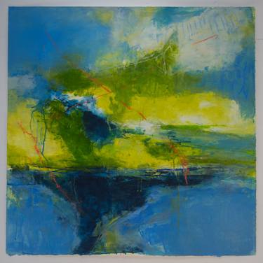 Original Abstract Landscape Paintings by Thorie Hinds