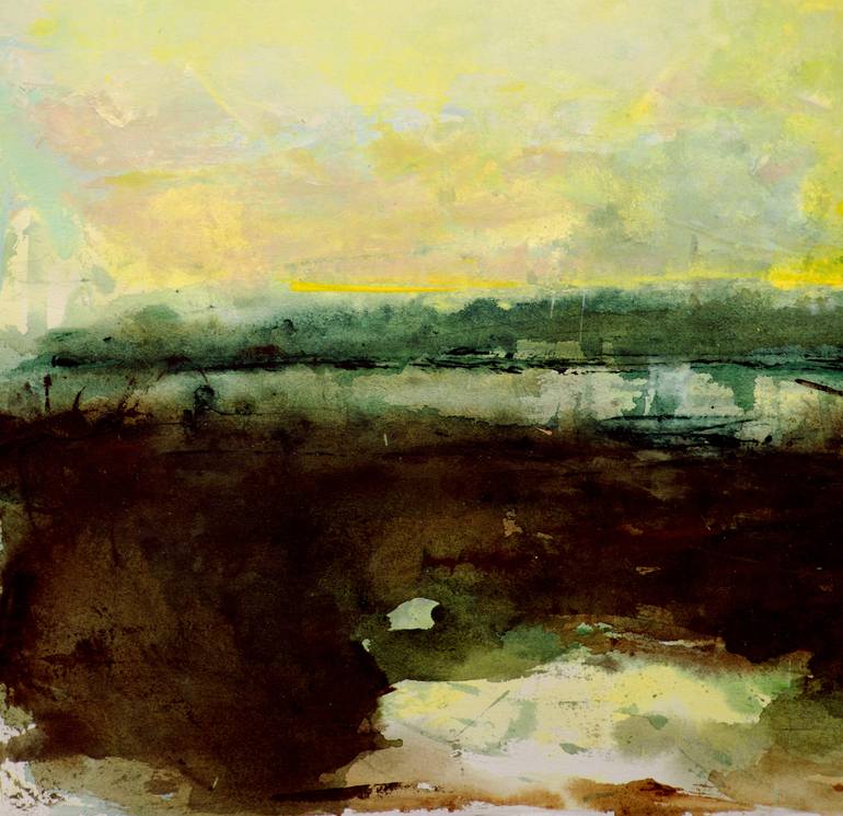 Original Abstract Landscape Painting by Thorie Hinds