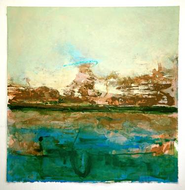 Original Abstract Landscape Paintings by Thorie Hinds