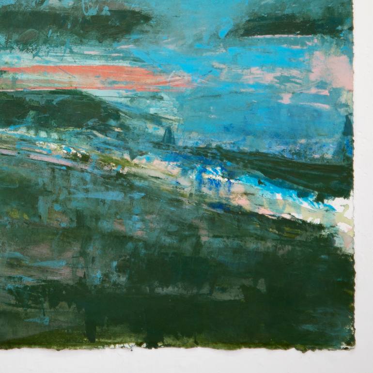 Original Abstract Landscape Painting by Thorie Hinds