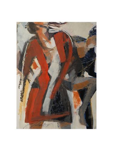 Print of Figurative Women Paintings by raffaele iachetti