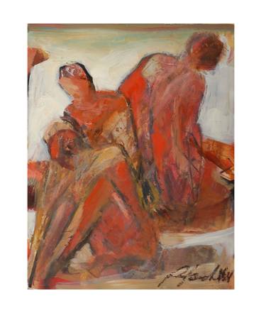 Print of Figurative People Paintings by raffaele iachetti