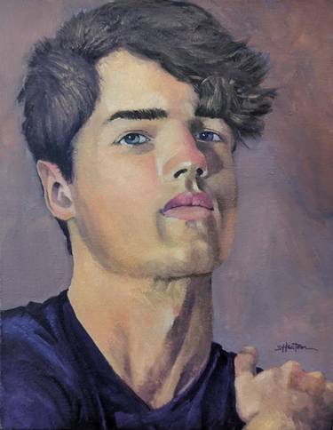 Original Portraiture Men Paintings by Scott Heaton