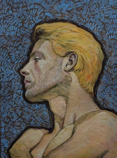 Original Figurative Men Paintings by Scott Heaton