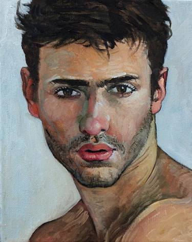 Original Portraiture Men Paintings by Scott Heaton