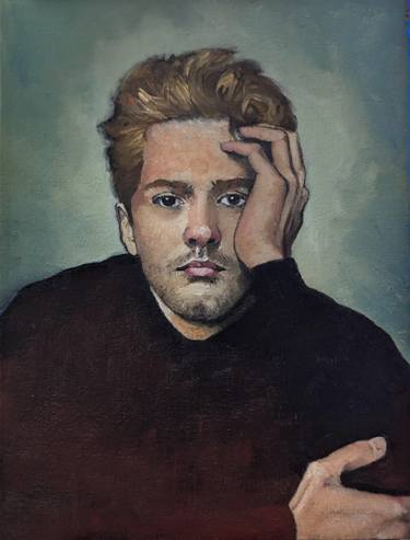 Original Figurative Men Paintings by Scott Heaton