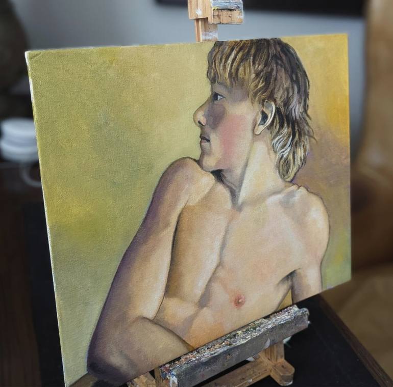 Original Figurative Men Painting by Scott Heaton