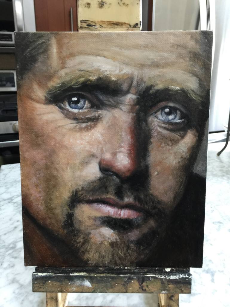 Original Portraiture Men Painting by Scott Heaton