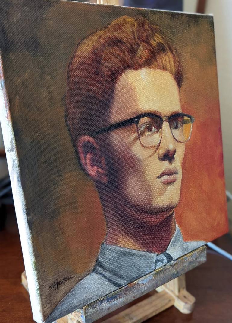 Original Portraiture Men Painting by Scott Heaton