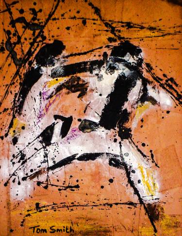 Original Expressionism Sports Paintings by thomas smith