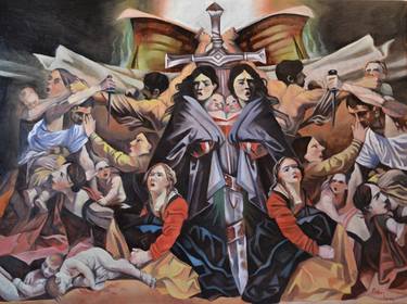 Original Figurative Religion Paintings by CHIFAN CATALIN ALEXANDRU