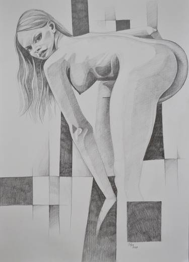 Original Abstract Erotic Drawings by CHIFAN CATALIN ALEXANDRU
