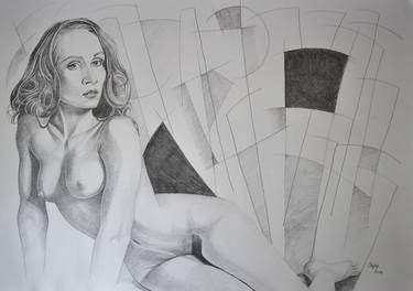 Original Nude Drawings by CHIFAN CATALIN ALEXANDRU