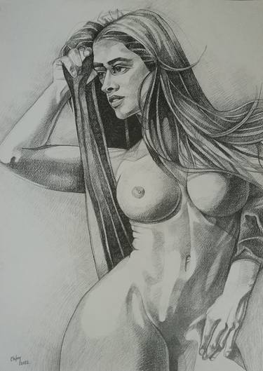 Original Figurative Erotic Drawings by CHIFAN CATALIN ALEXANDRU