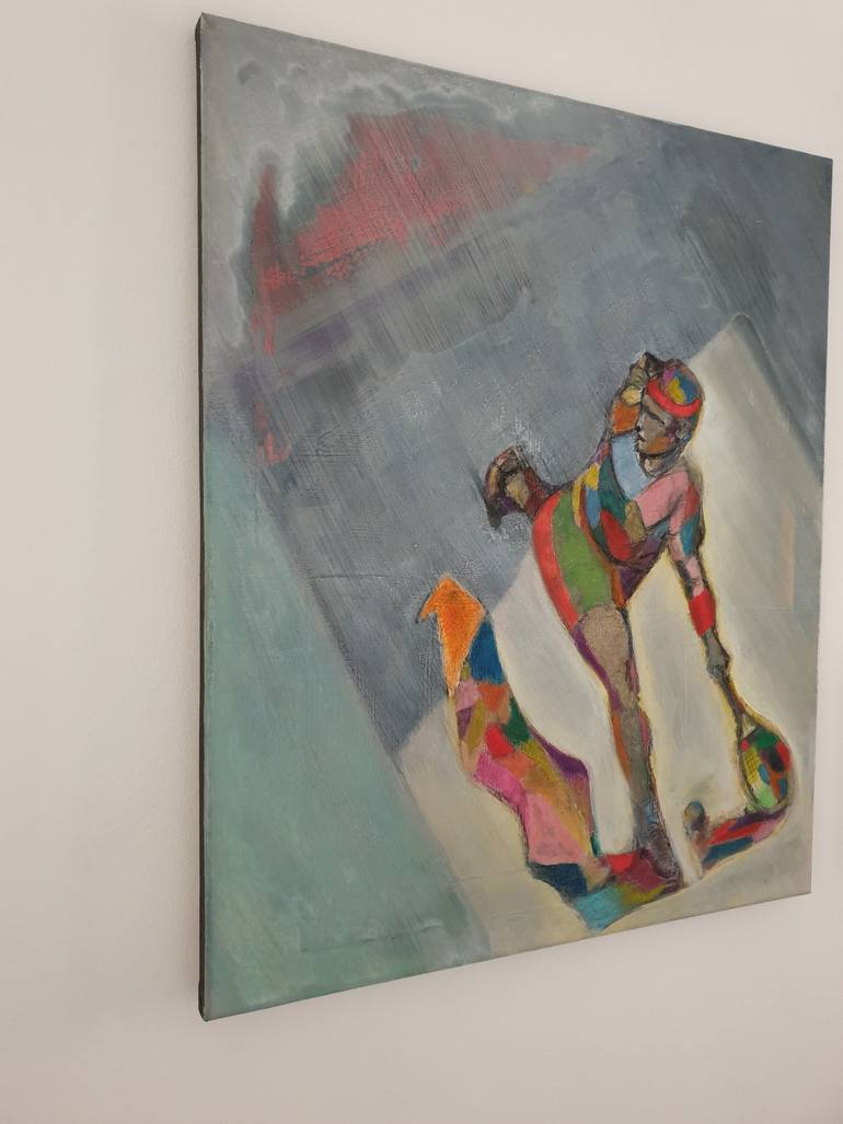 Original Figurative Sports Painting by Charis Psachos