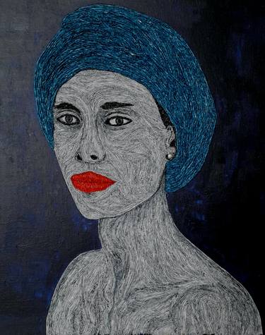 Karim Zangar カリムザンガー 作品（2014年）直筆・作家直接購入品